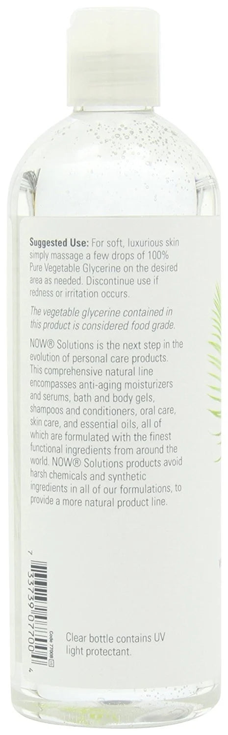 NOW Solutions Glycerine Vegetable, 16-Ounce