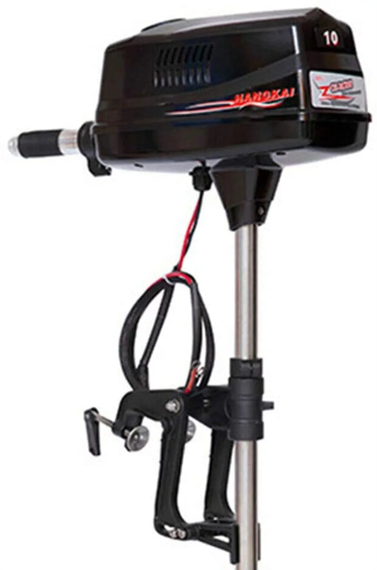 Miumaeov 10HP Electric Outboard Motor Brushless Ship Engine Tiller Control Heavy Duty Outboard Trolling Motor 60V 2200W Fishing Craft Engine for Kayak Fishing Watercraft Canoe Trolling Propeller