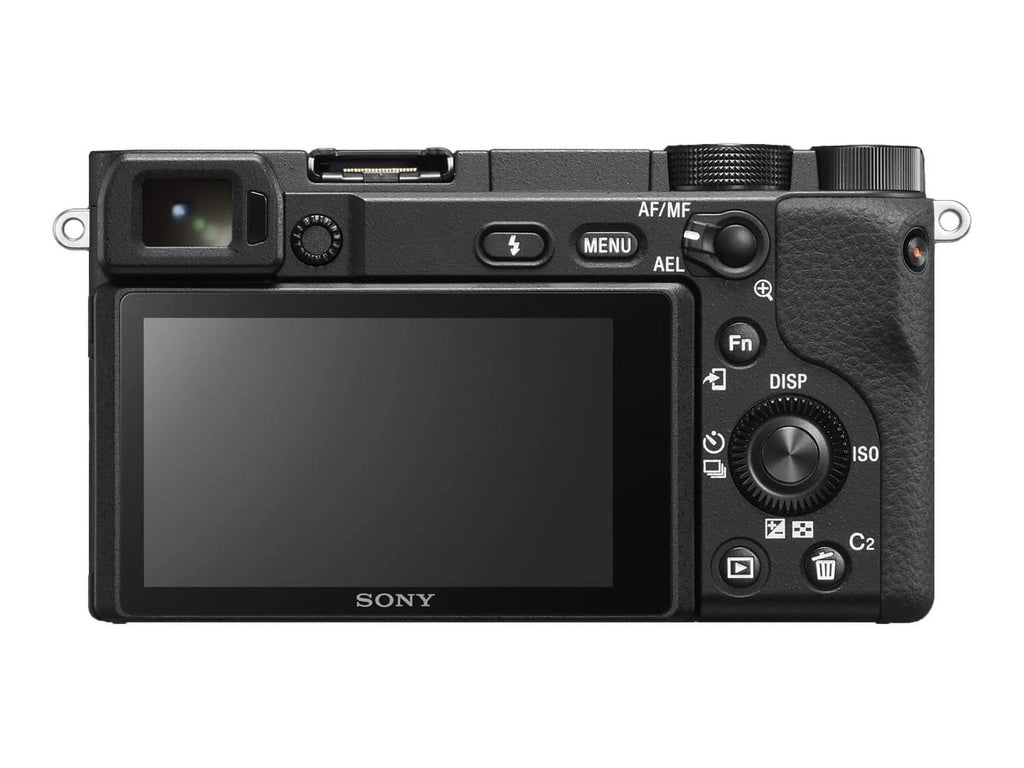 Sony a6400 ILCE-6400L - Digital camera - mirrorless - 24.2 MP - APS-C - 4K / 30 fps - 3x optical zoom 16-50mm lens - Wi-Fi, NFC, Bluetooth - black