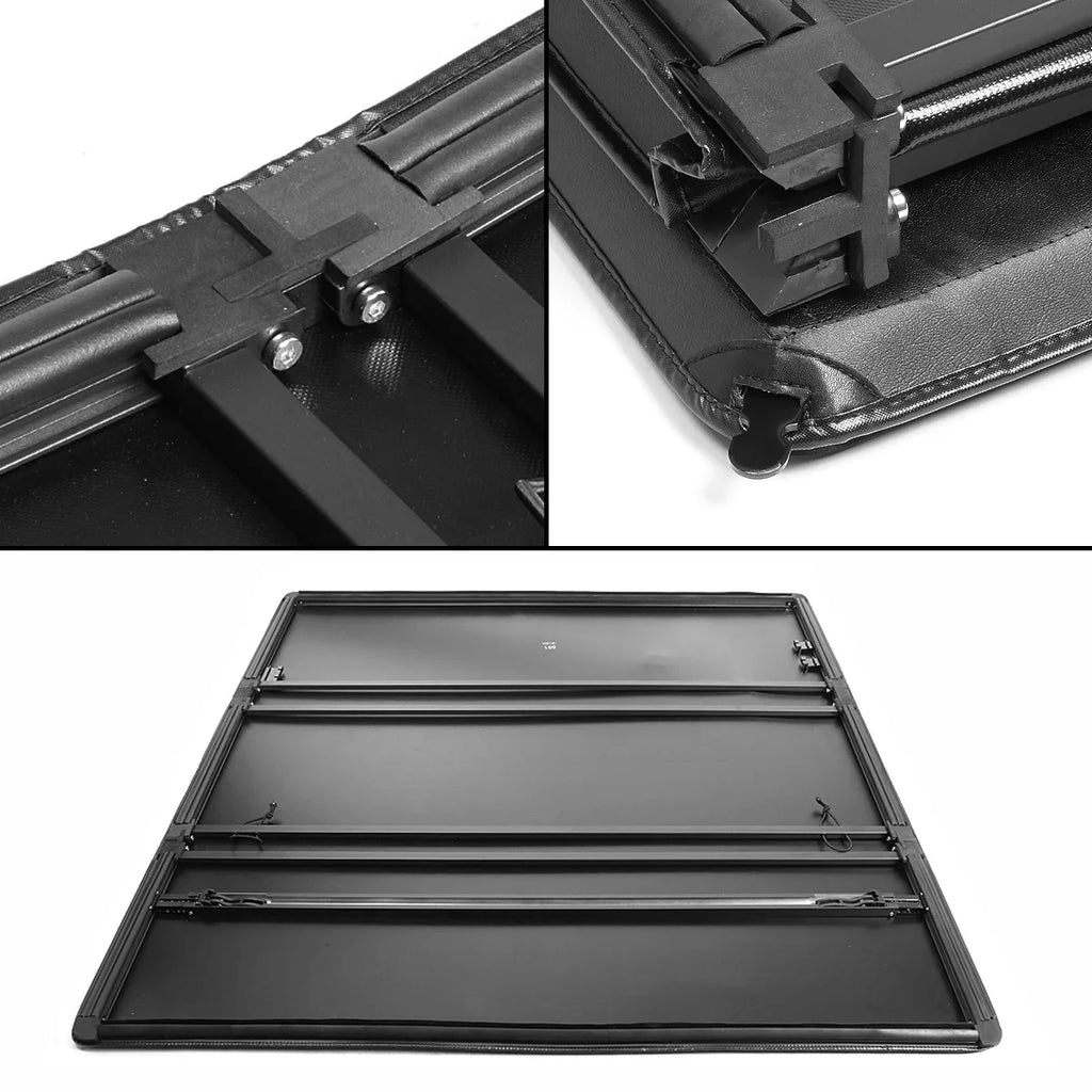 Auto Drive Soft Tri Fold Truck Bed Tonneau Wrap Fits Ford Ranger Flareside/Splash 6' 1993-2011