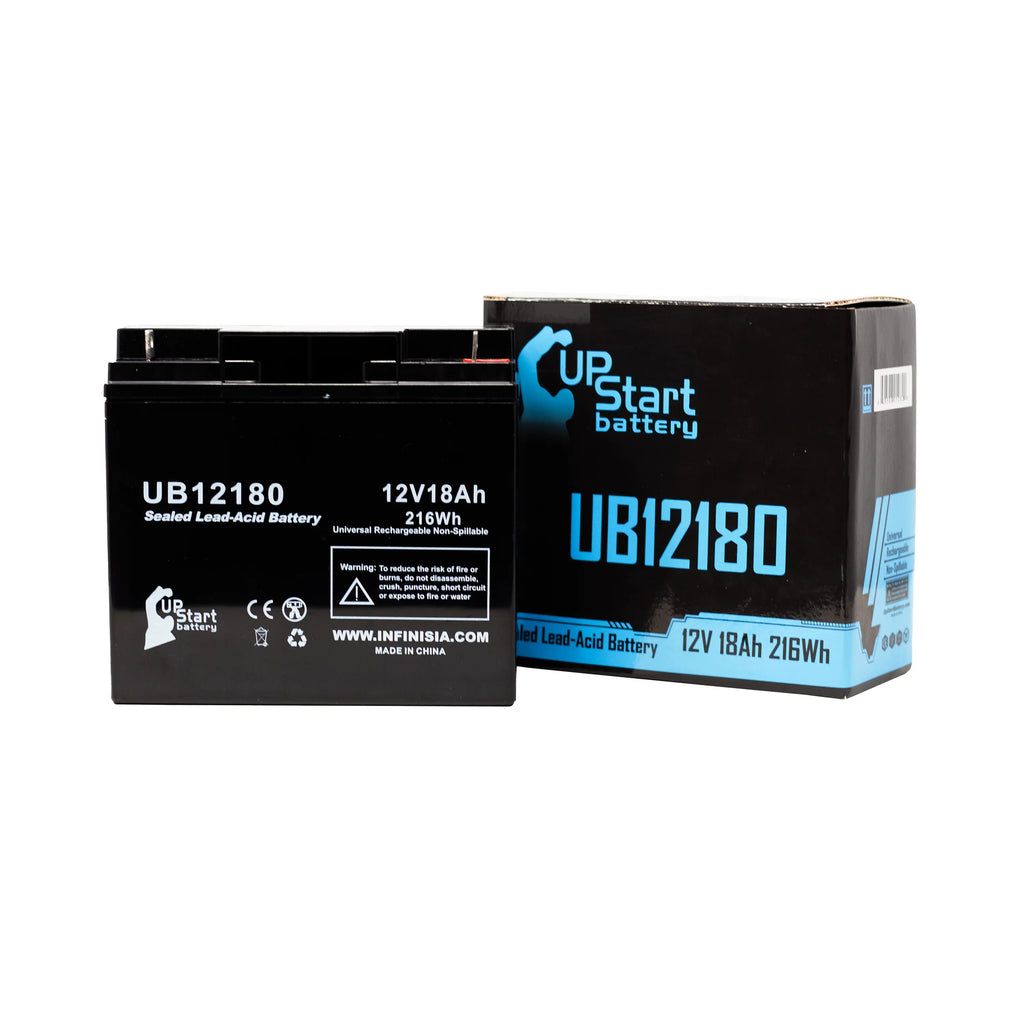 Matching EAGLE PICHER BATTERIES CFMP12V18 Battery - Replacement UB12180 Universal Sealed Lead Acid Battery (12V, 18Ah, 18000mAh, T4 Terminal, AGM, SLA)