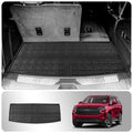 Fit 2021-2023 Chevry Tahoe GMC Yukon (Behind The 3rd Row Seats) Trunk Mat Cargo Liner Cargo Mat TPE All Condition Trunk Liner 2022 Chevy Tahoe Accessories (Trunk Mat)