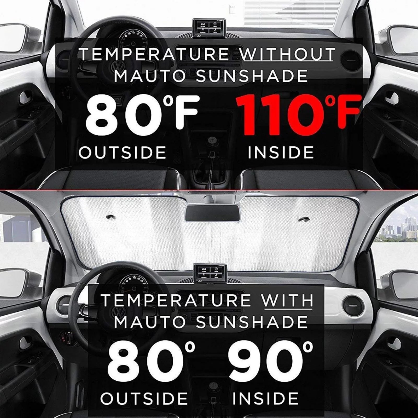 Balery Transports With Animals Windshield Sun Shade, Car Front Window Sunshade Protection ,Automotive Interior Portected Blocks Uv Rays For Car Pickup Truck Suv Accessories- Small