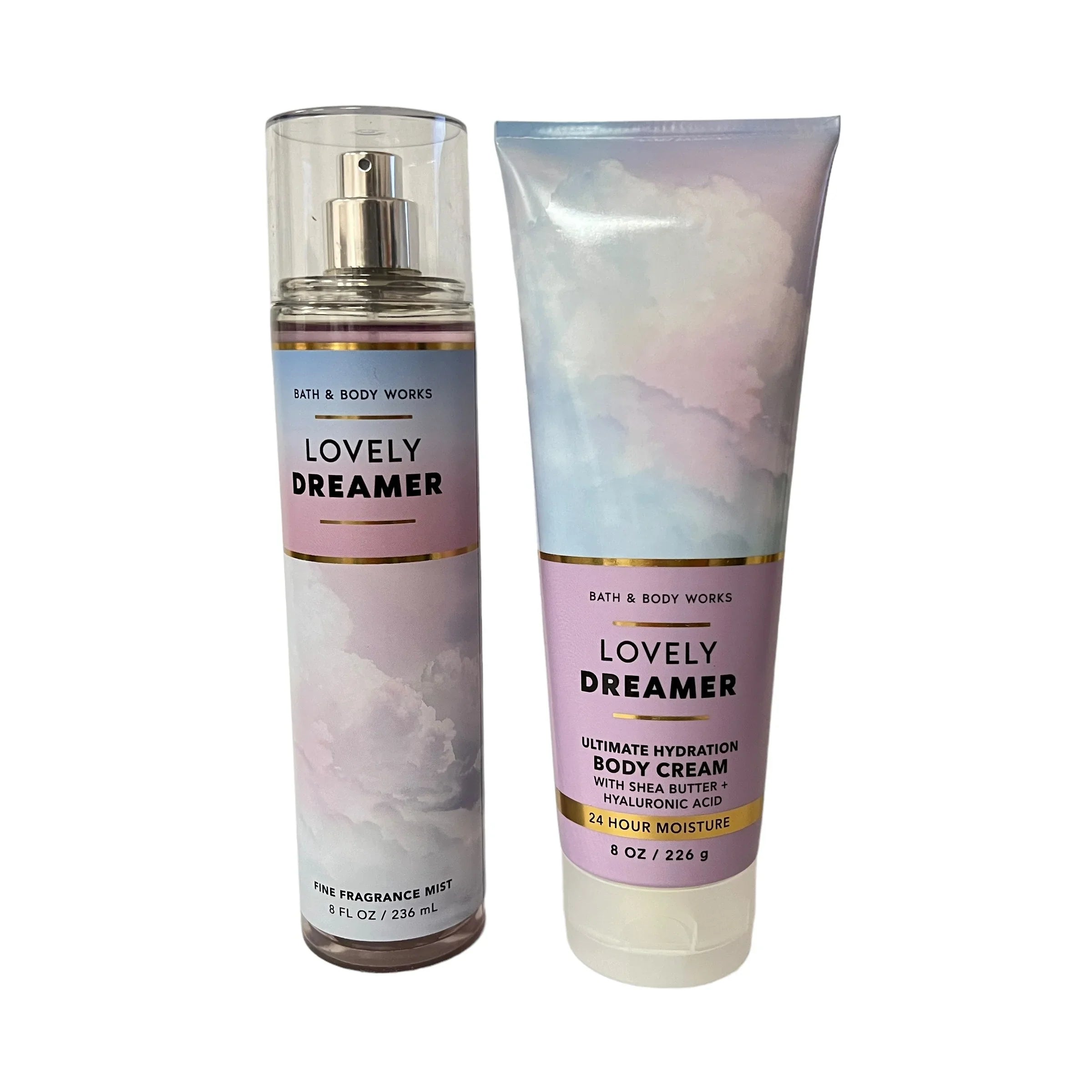 Bath & Body Works Lovely Dream Fragrance Mist & Body Cream Set