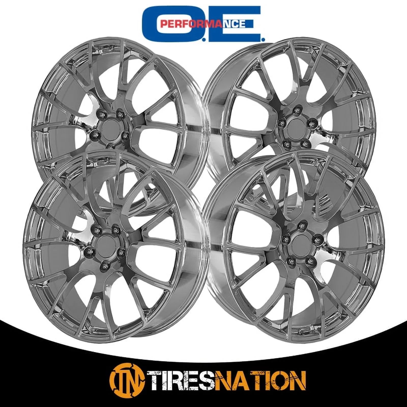 OE Creations Aluminum Rim PR161 20X9in Chrome Finish, 161C-299020