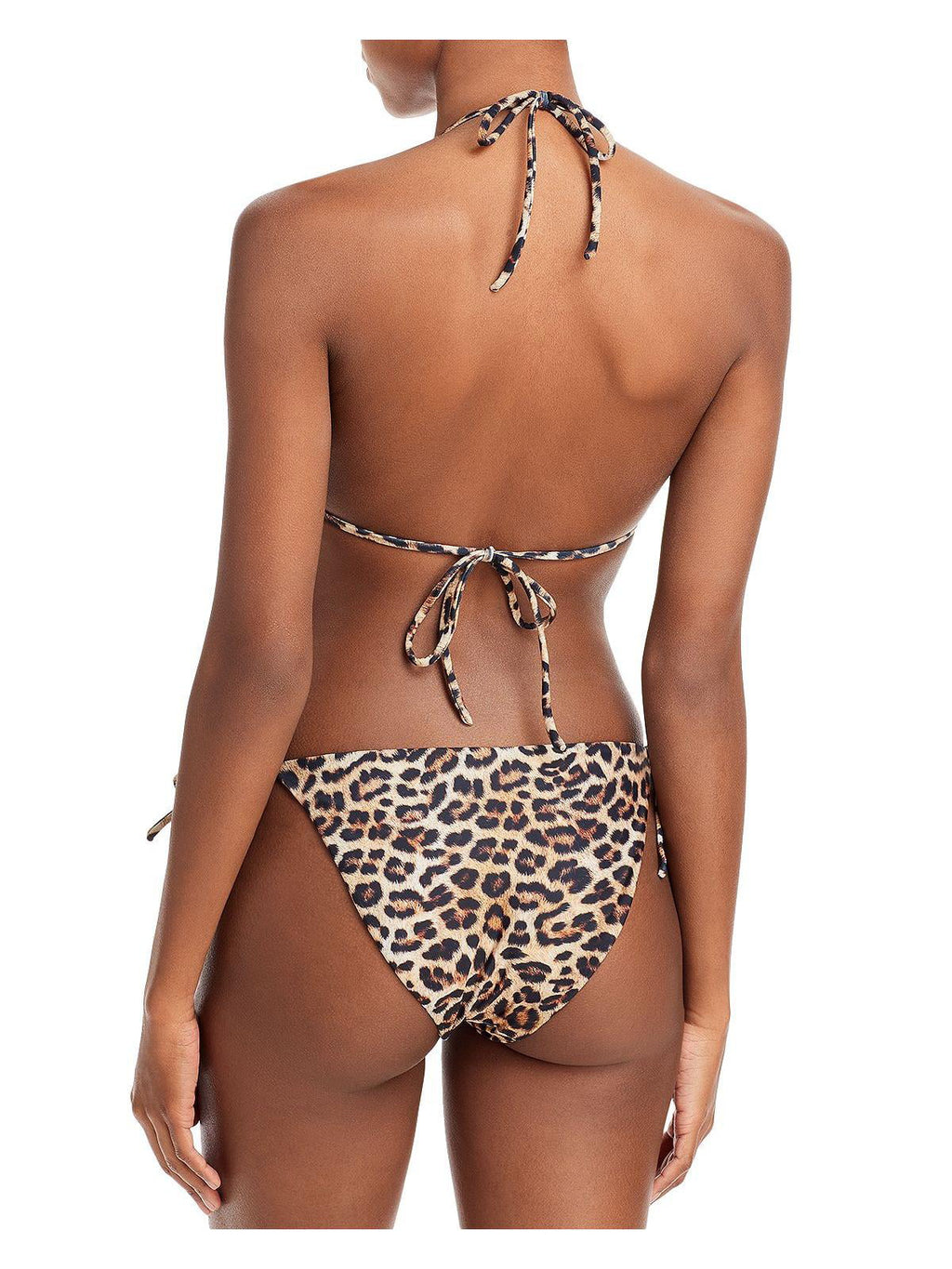 Peixoto Womens Fifi Leopard Print Slide Bikini Swim Top