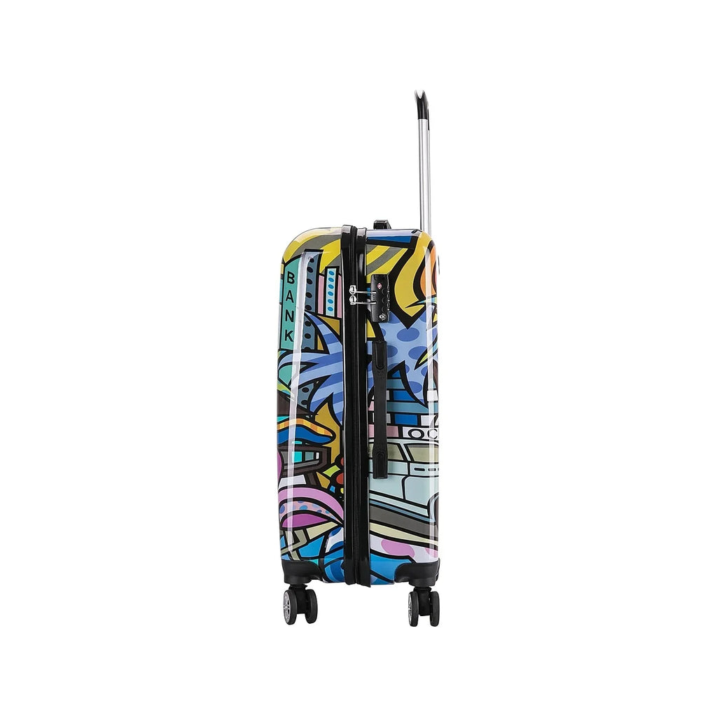 InUSA Prints PC/ABS Plastic 4-Wheel Spinner Luggage Miami (IUAPC00M-MIA)