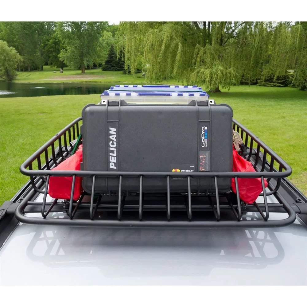 Elevate Outdoor RB-DLX-V2 Heavy Duty Roof Rack Cargo Storage Basket