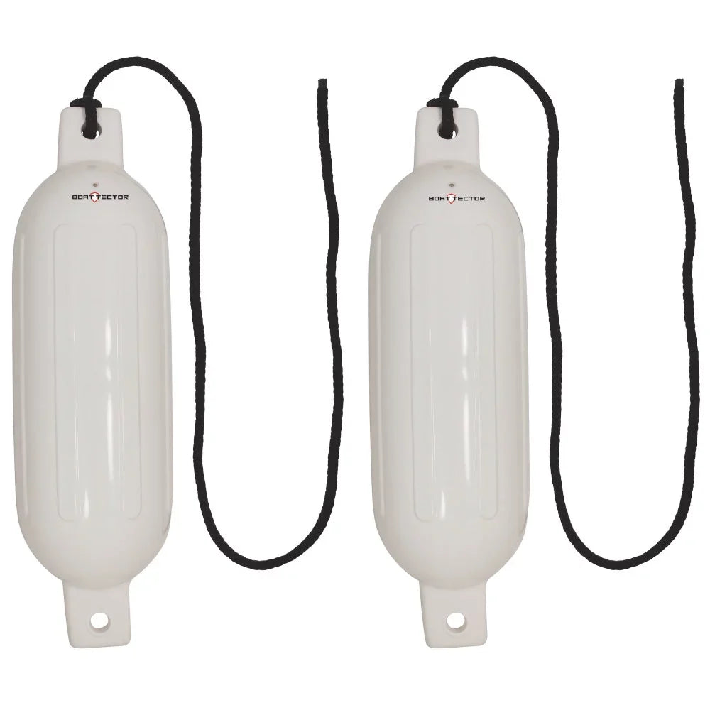 Extreme Max 3006.7201 Ship Inflatable Fender Value 2-Pack - 6.5" x 22", White