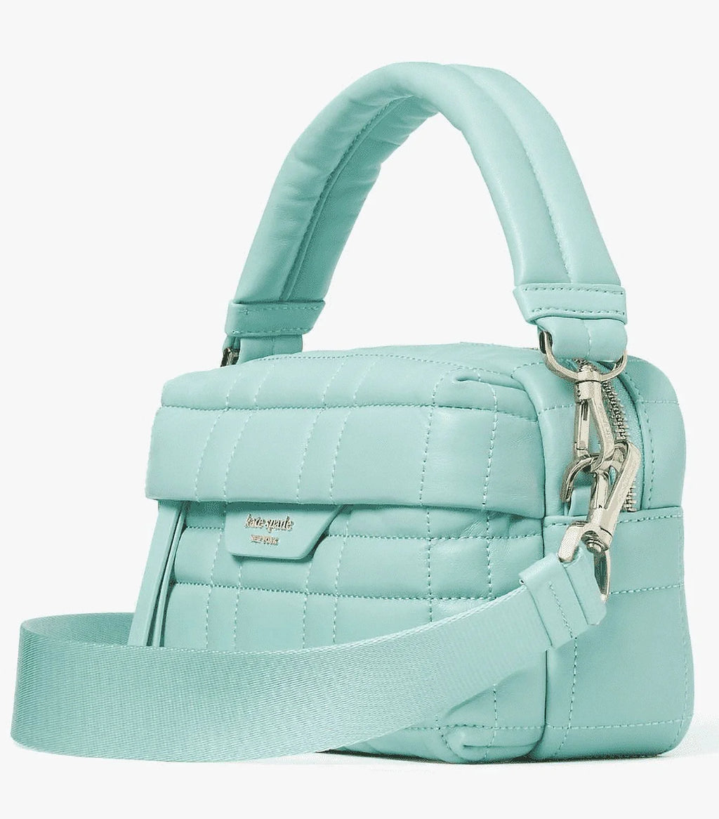 Kate Spade New York Women's Softwhere Quilted Leather Small Convertible Crossbody Clutch - Green
