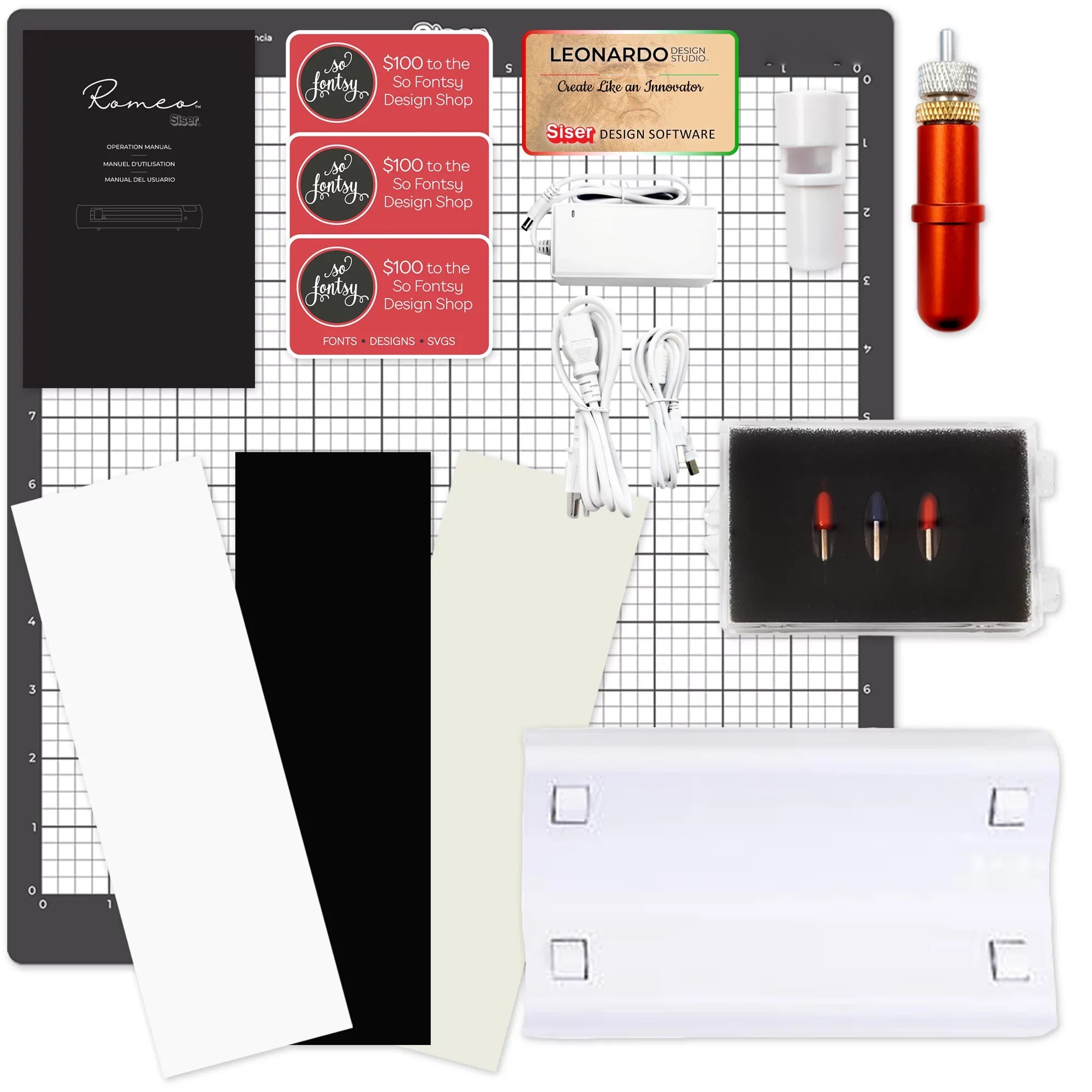 Siser Romeo 24" Deluxe Easyweed Heat Transfer (HTV) Bundle