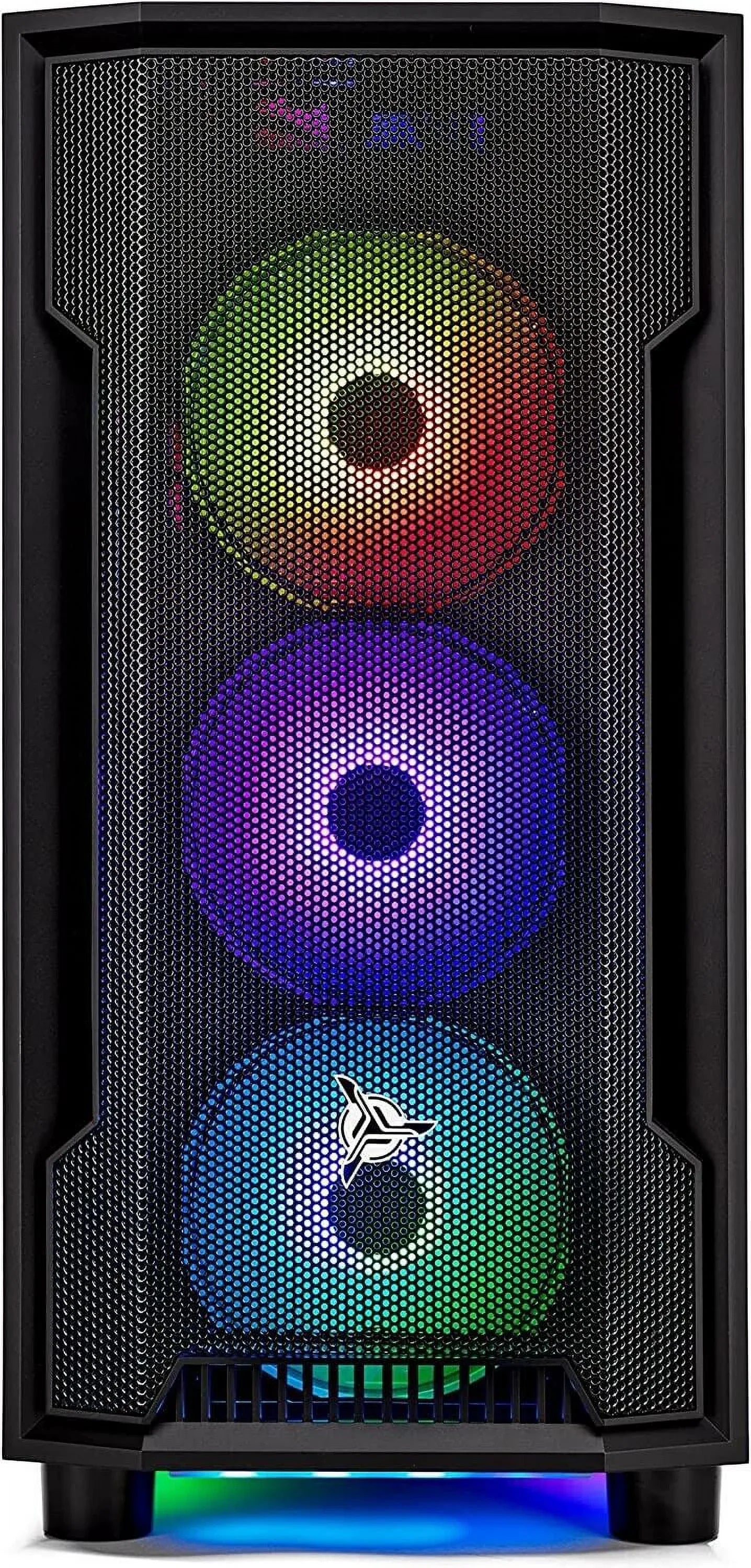 Skytech Shadow Gaming PC Desktop – AMD Ryzen 5 3600 3.6 GHz, NVIDIA RTX 3060, 1TB NVME SSD, 16GB DDR4 RAM 3200, 600W Gold PSU, 11AC Wi-Fi, Windows 11 Home 64-bit
