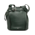 Pre-Owned Authenticated Celine Big Bag Bucket Calf Leather Green Bucket Bag DrawstringBag Unisex (Good)