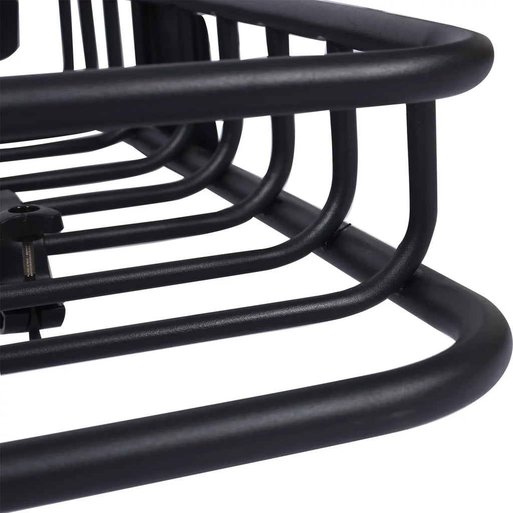 Universal Fit Black Steel Top Mount Roof Rack 43" Heavy-Duty Steel Condition - Rooftop Cargo Carrier Basket