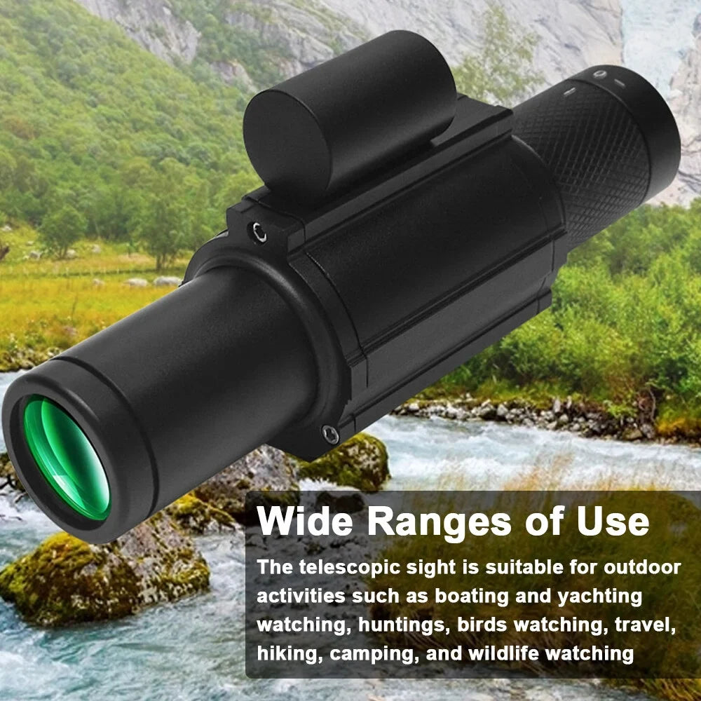 Portable Monocular Night-Visions Sight Device Day Night Use Telescopes 1.54inch Display Photo Taking Video Recording Infrared Digital Video Camera for Fishing Craft Wildlife Observation