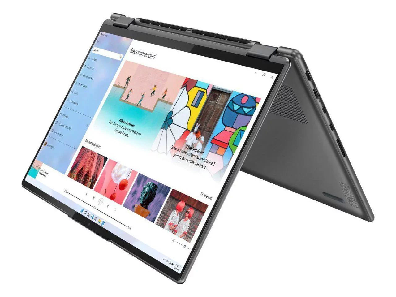 Lenovo Yoga 7i 2-in-1 Laptop, 16" 2.5K IPS Touchscreen Display, i5-1240P Processor, 8GB RAM, 1TB SSD, Iris Xe Graphics, Fingerprint Reader, Backlit Keyboard, Wi-Fi6, Windows 11 Home