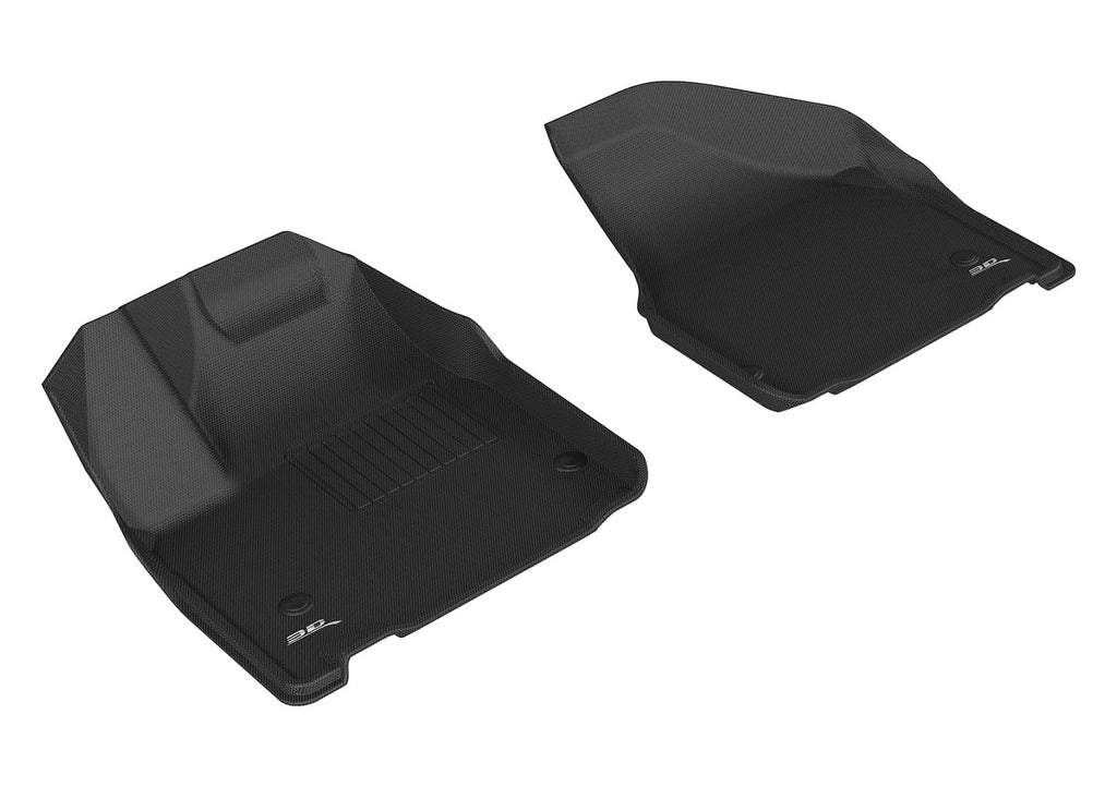 3D MAXpider KAGU Floor Mat (BLACK) Fitting with CHRYSLER PACIFICA/VOYAGER 2017-2024 - Front Row