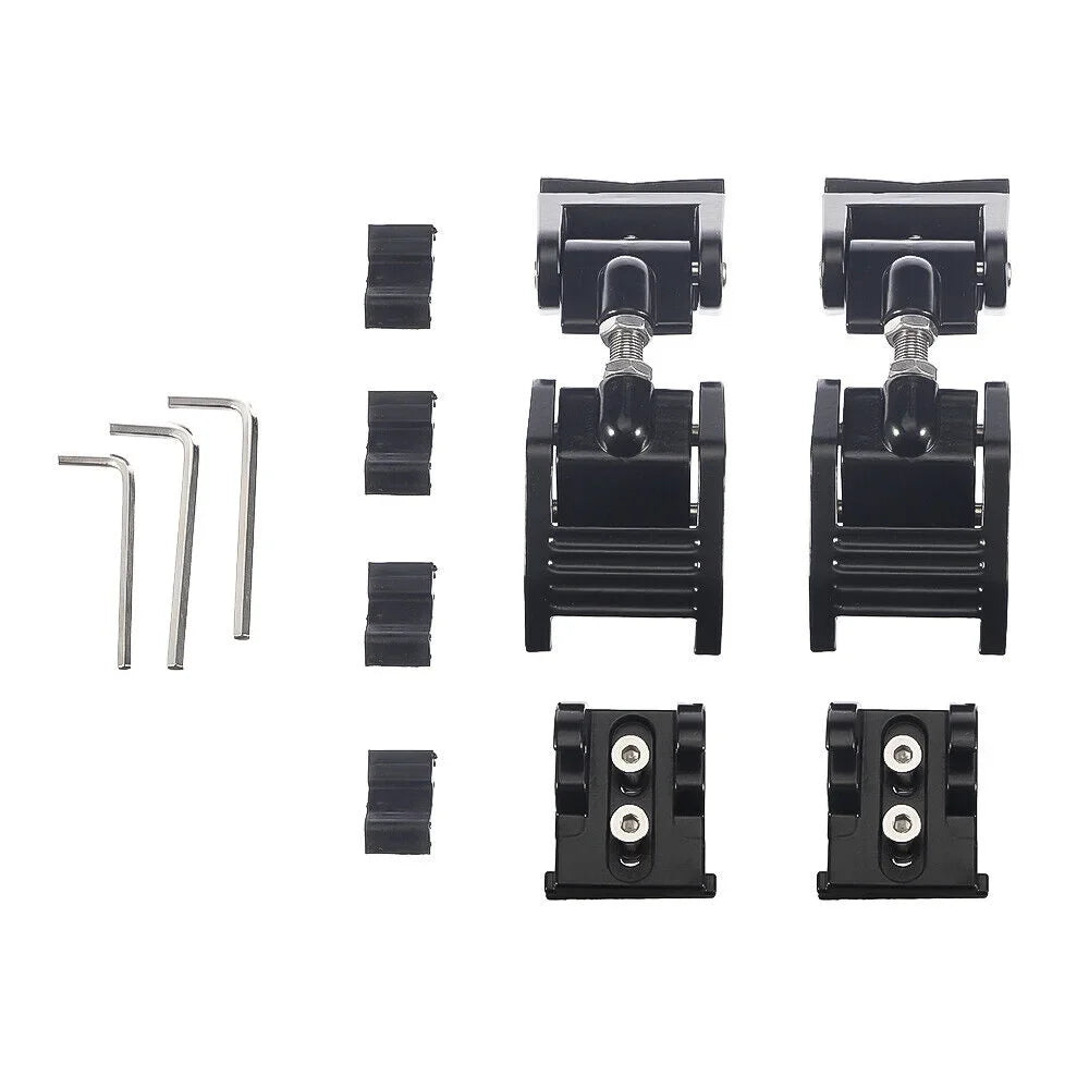 JLLOM Premium Hood Latch Lock Catch Set for Jeep Wrangler JK 07-18 - Reliable Protection and Peace of Mind
