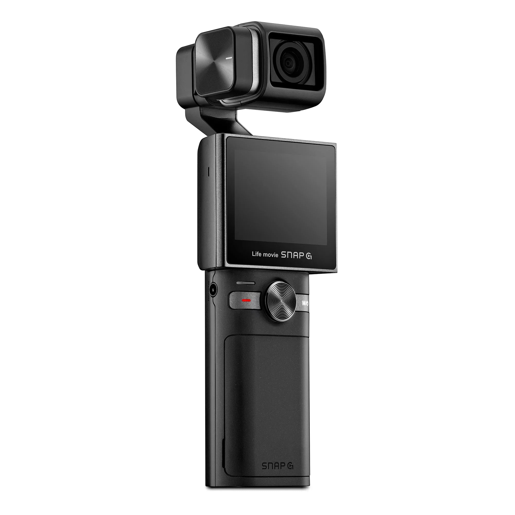 Thinkware SNAP-G Creator Prime Package Handheld 3-Axis Video Gimbal Stabilizer 4K Camera Vlog Influencer 60FPS 133.9° Wide Angle 2" LCD Touchscreen Live Stream Replaceable Battery AI Track Face ID