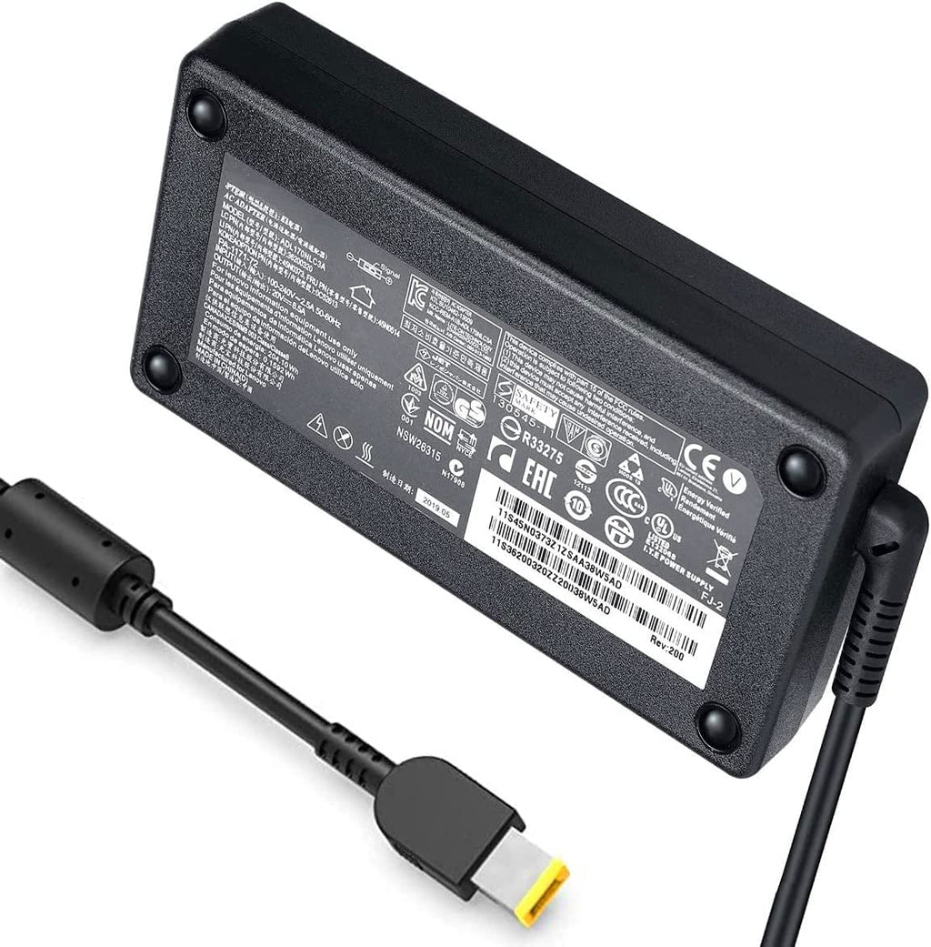 170W AC Adapter Laptop Charger for Lenovo ThinkPad x1 P50 P51 P52 P53 P70 P71 P73 W540 W541 T540P P15 P17 P15v P15 g