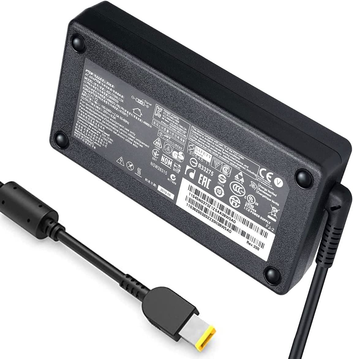 170W AC Adapter Laptop Charger for Lenovo ThinkPad x1 P50 P51 P52 P53 P70 P71 P73 W540 W541 T540P P15 P17 P15v P15 g