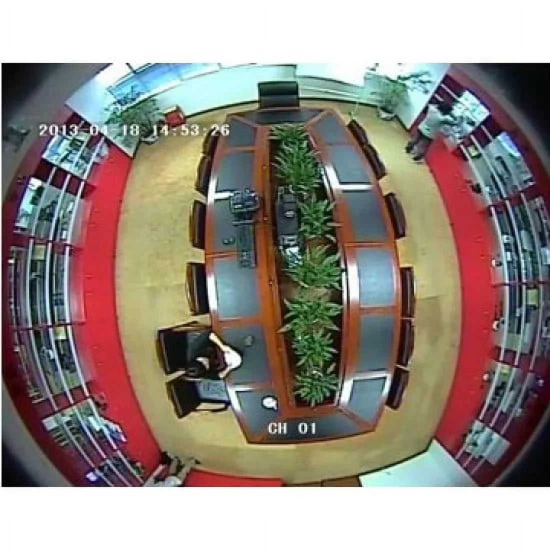CCTV 700TVL Fisheye Analog Panoramic Mini Vandal Security camera 360 Degree Low Light