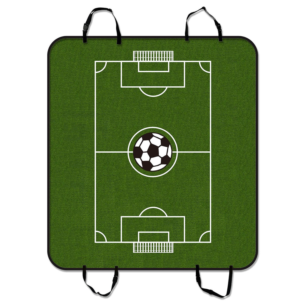 GCKG Soccer Ground Pet Car Seat Coating Ground Pet Car Seat Coating Dog Car Seat Mat Hammock Cargo Mat Trunk Mat For Cars Trucks and SUV 54x60 inches