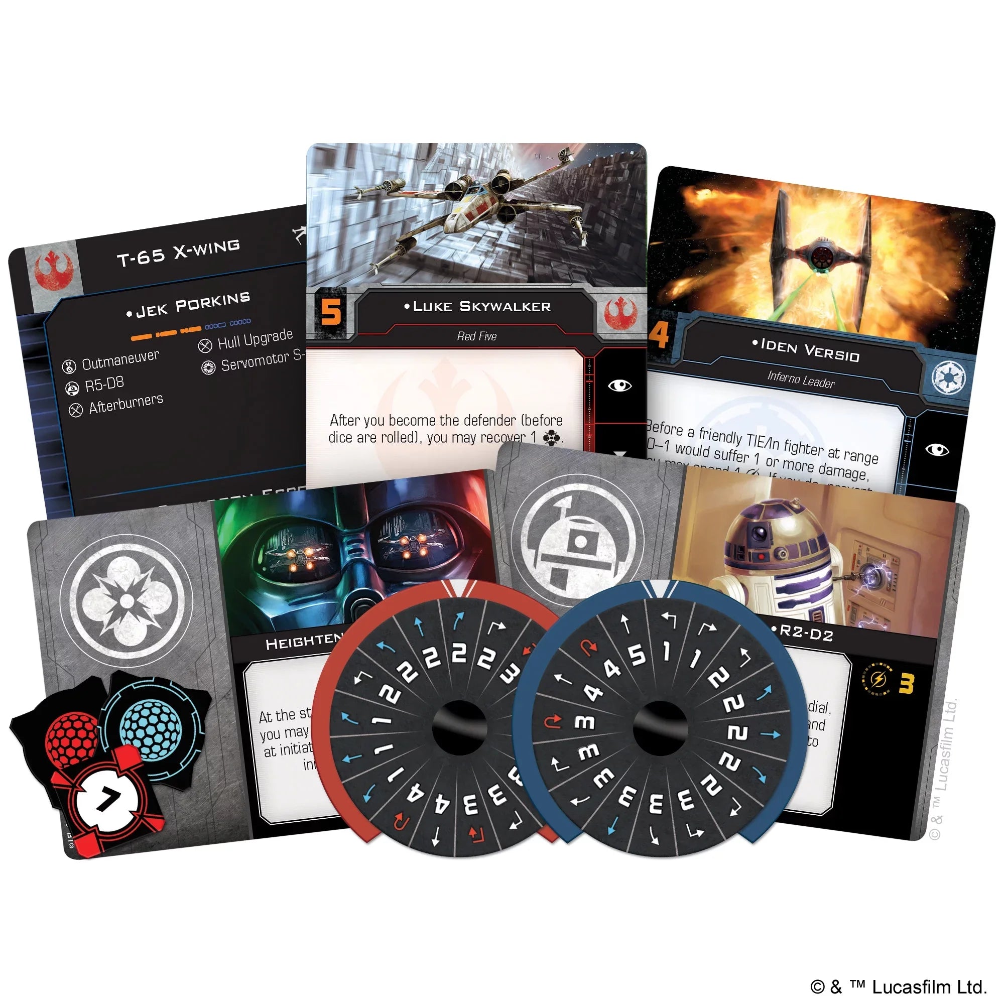 Star Wars: X-Wing Miniatures Battle Game Set, 2nd Edition for Ages 14 and up, from Asmodee