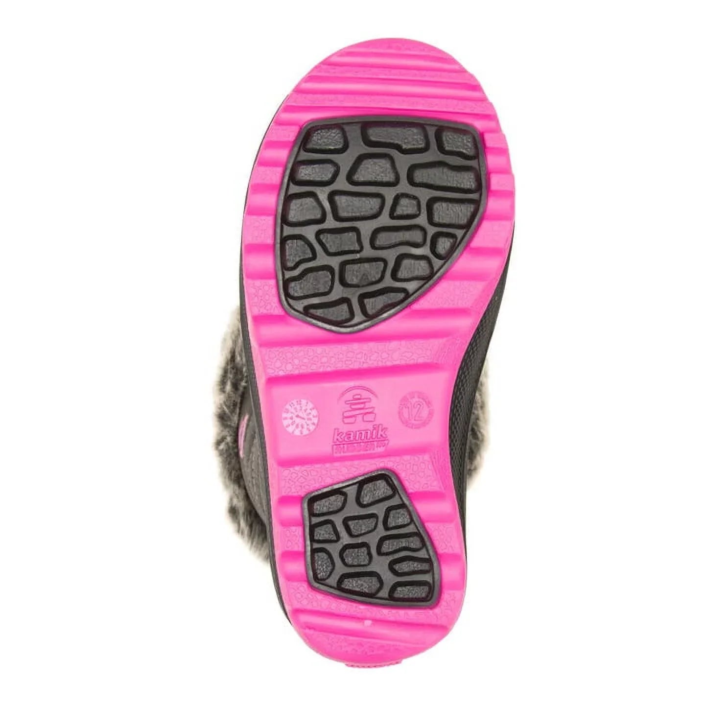 Kamik Little Girls The Snowgypsy 4 Winter Boot Black/Rose - NF4998-BRO BLACK/ROSE