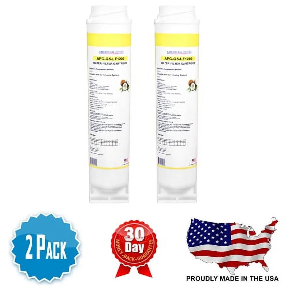 AFC Brand , Water Filters , Model # AFC-G5 , Matching with GE® GXSL55 - 2 Filters - Made in U.S.A.