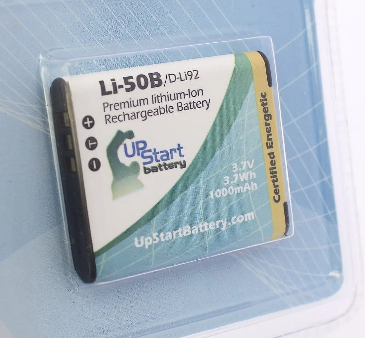 2x Pack - UpStart Battery Olympus TG-610 Battery - Replacement for Olympus LI-50B Digital Camera Battery (1000mAh, 3.7V, Lithium-Ion)