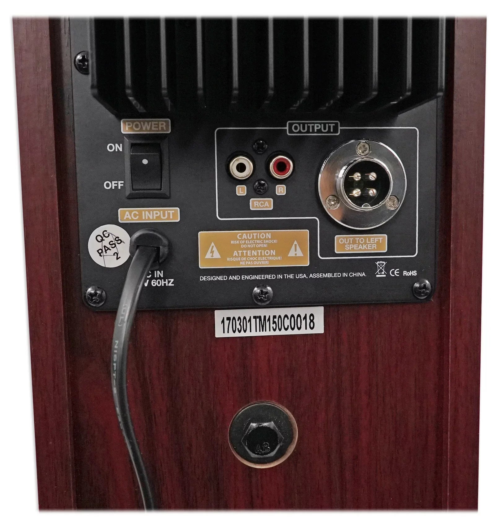 Tower Speaker Home Theater System w/Sub For LG SK8000 Television TV-Wood