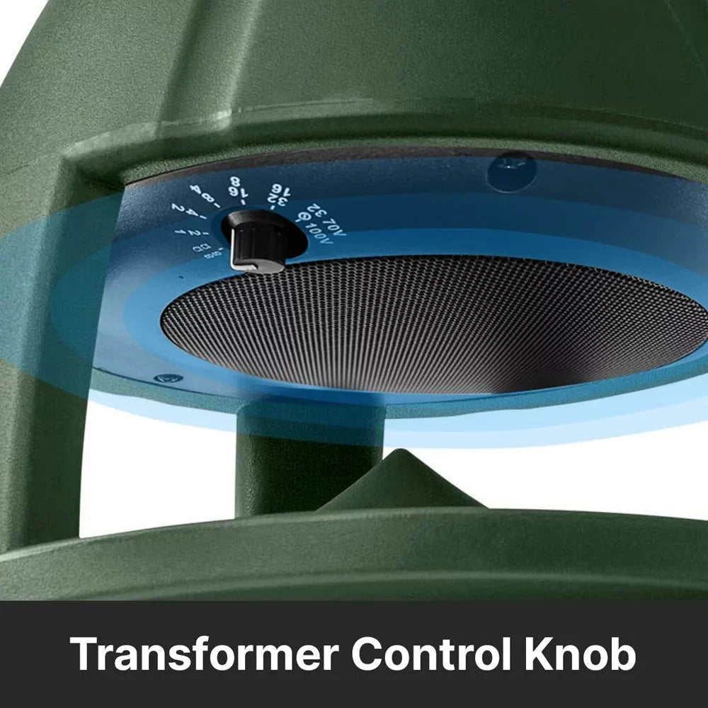 Pyle 6.5 Inch Olive Green Passive speaker Waterproof Outdoor Garden Passive Speaker (Green)