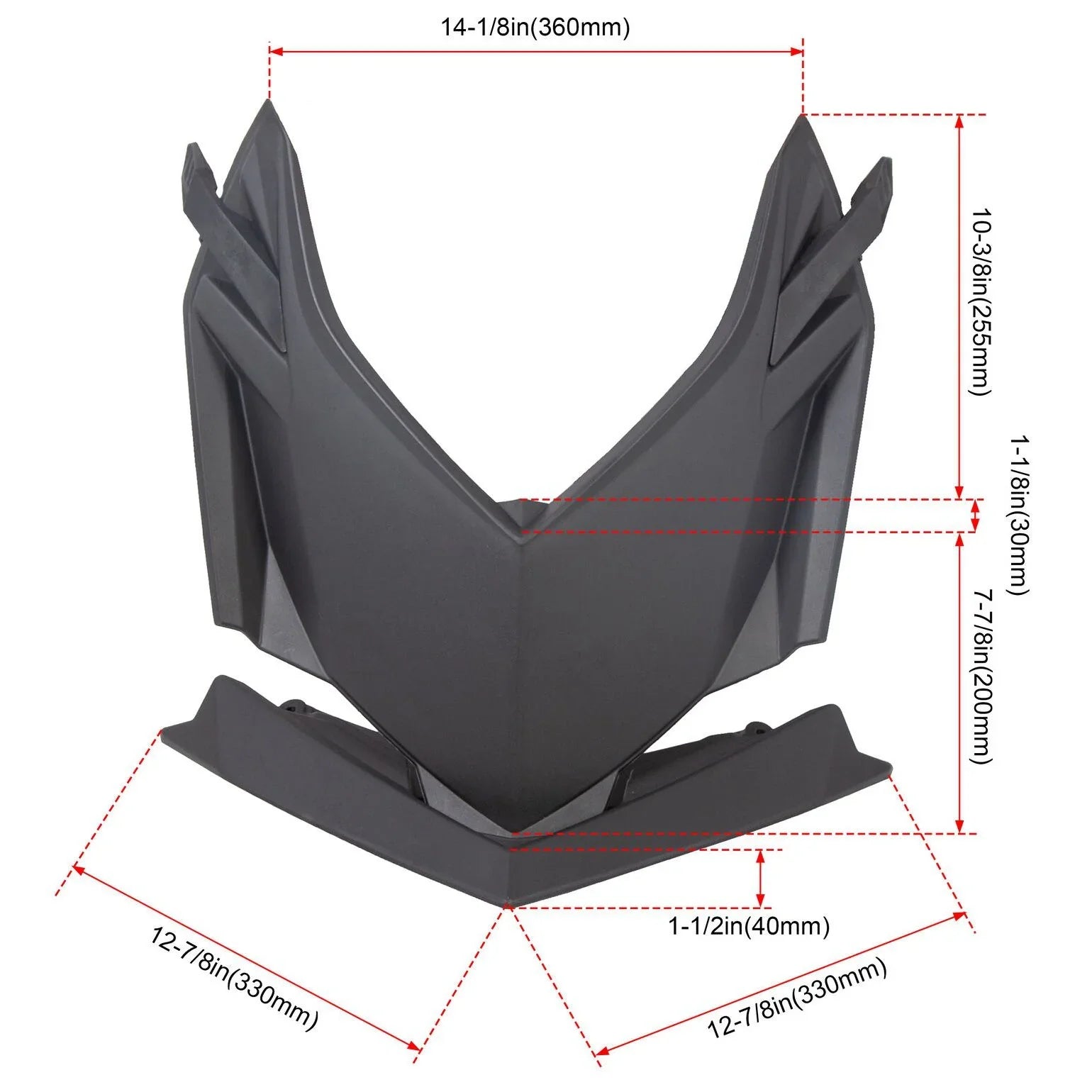 Teledu Front Upper Storage Cargo Bin Wrap Deflector Lid For Sea-Doo Spark TRIXX