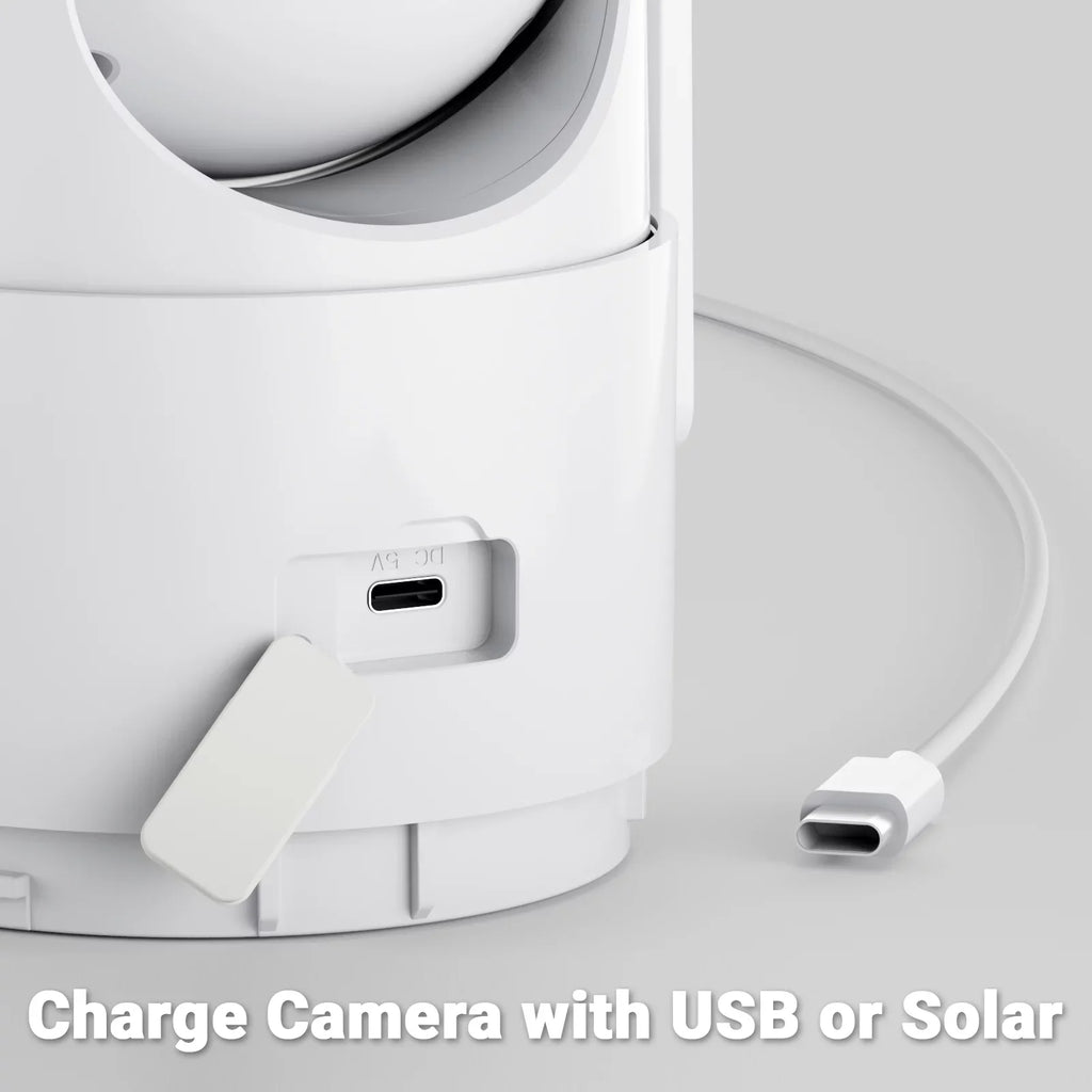 XODO E15 Solar Outdoor Wireless Camera for Home Security System, 2K 3MP Floodlight Pan-Tilt 360° View Cam with Color Night Vision, 2-Way Audio, Motion Detection, Siren, App Remote – Cloud/SD