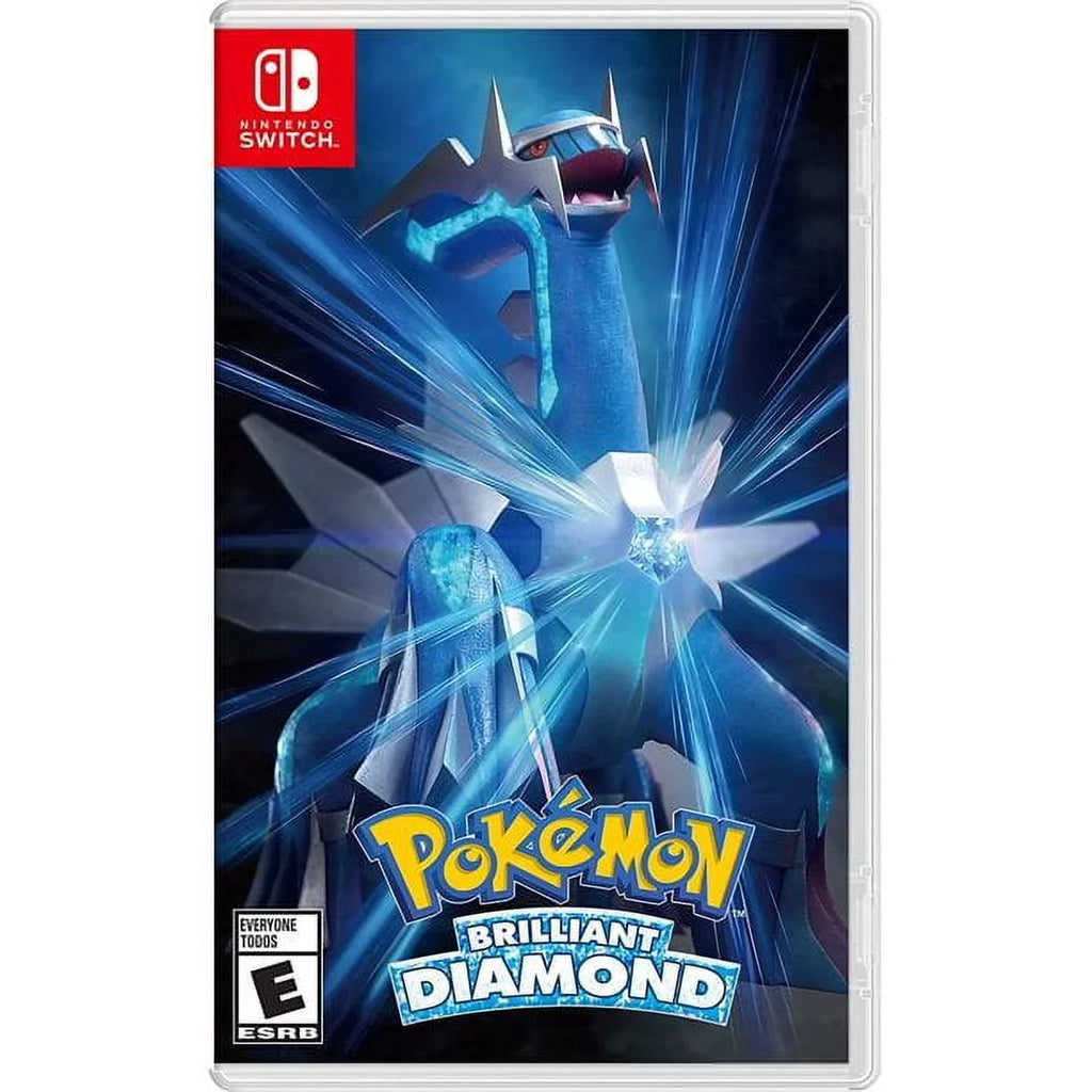 Nintendo Switch Lite Console Turquoise Bundle with Pokemon Brilliant Diamond