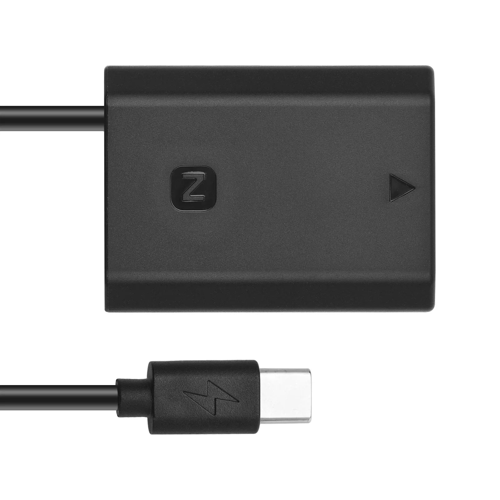 Andoer NP-FZ100 Dummy Battery USB-C Coupler Adapter with USB Type-C Spring Cable Replacement for Sony Alpha A6600 A7C A7III A7SIII A7RIII A7RIV A9 A9II A9R A9S Cameras