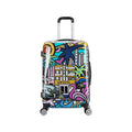 InUSA Prints PC/ABS Plastic 4-Wheel Spinner Luggage Miami (IUAPC00M-MIA)