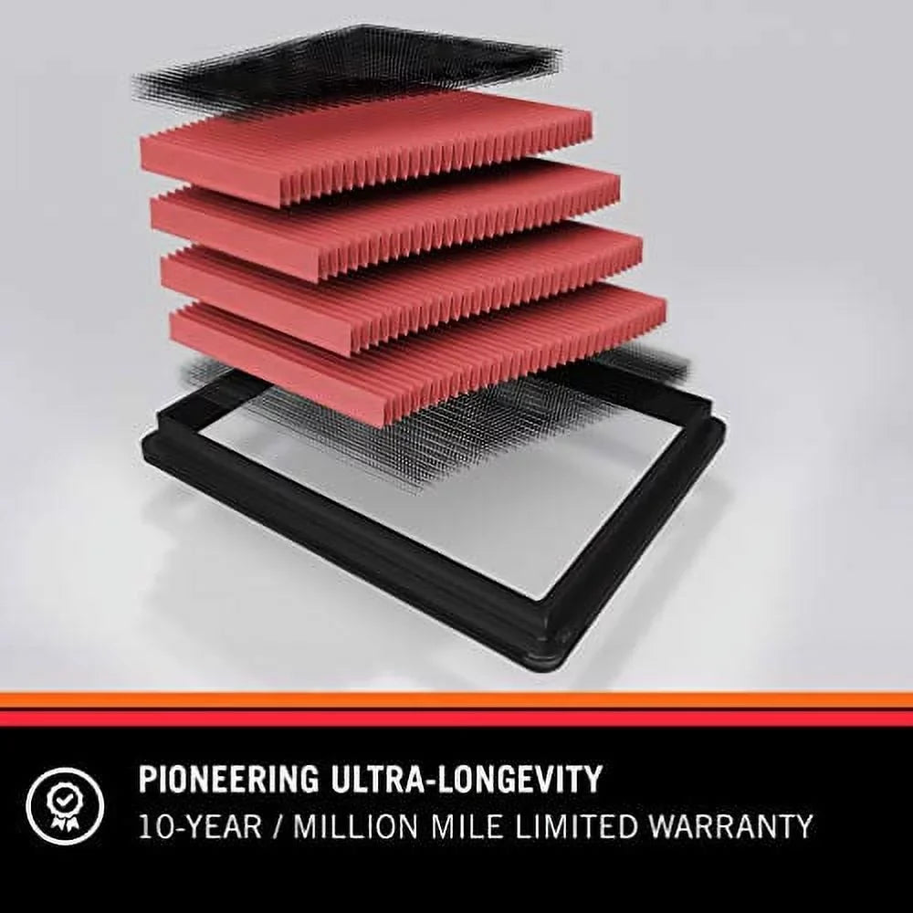 K&N Engine Air Filter: High Performance, Premium, Washable, Replacement Filter: 2011-2019 Kia/Hyundai L4 (Soul, Rio, Rio III, Rio5, Accent, Veloster), 33-2472
