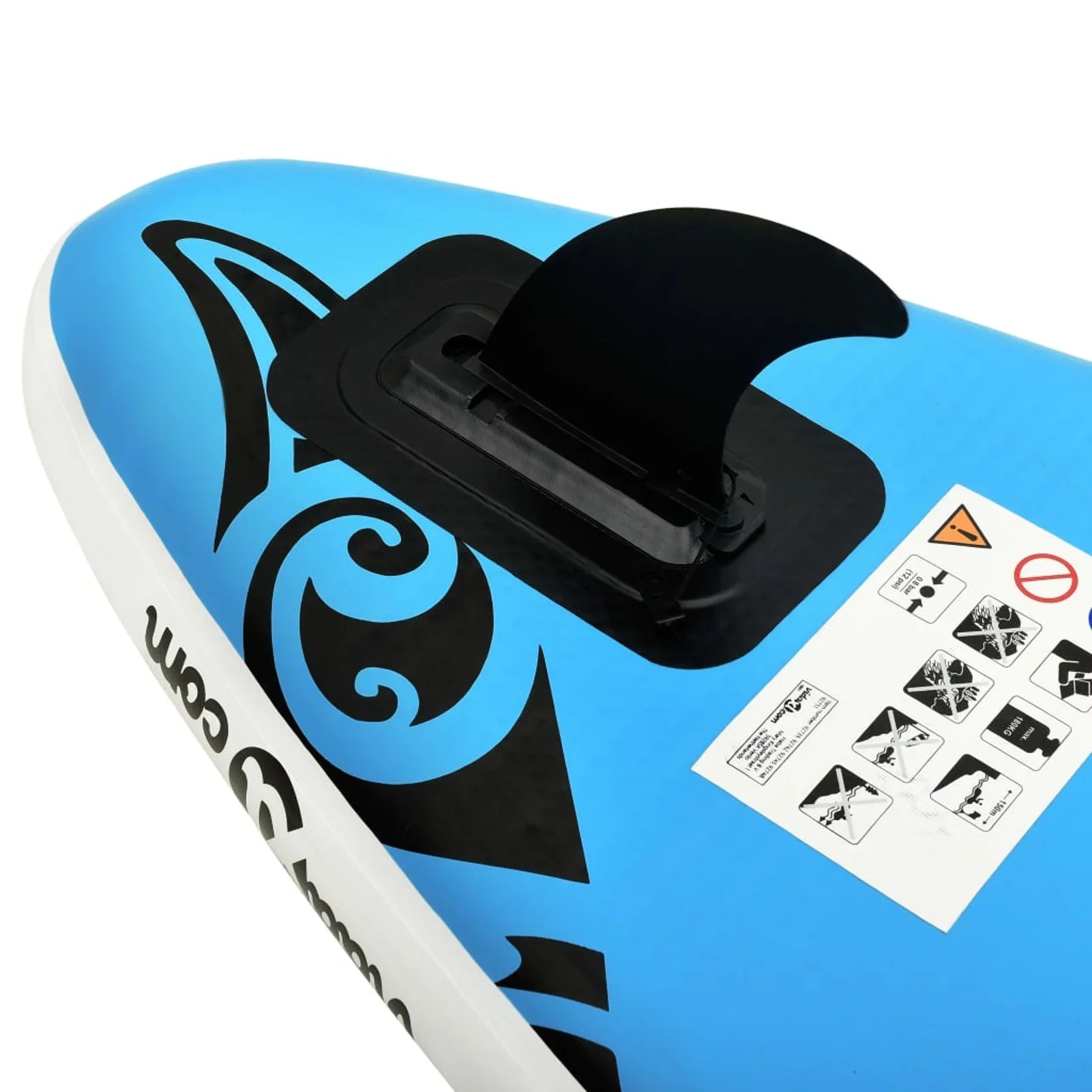 MABOTO Inflatable Paddleboard Set 126"x29.9"x5.9" Blue
