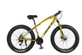 26&amp;quot; 21 Speed 4.0 Fat Tire Mountain Bike Snow Bicycle Grass Sand Fatbike Yellow