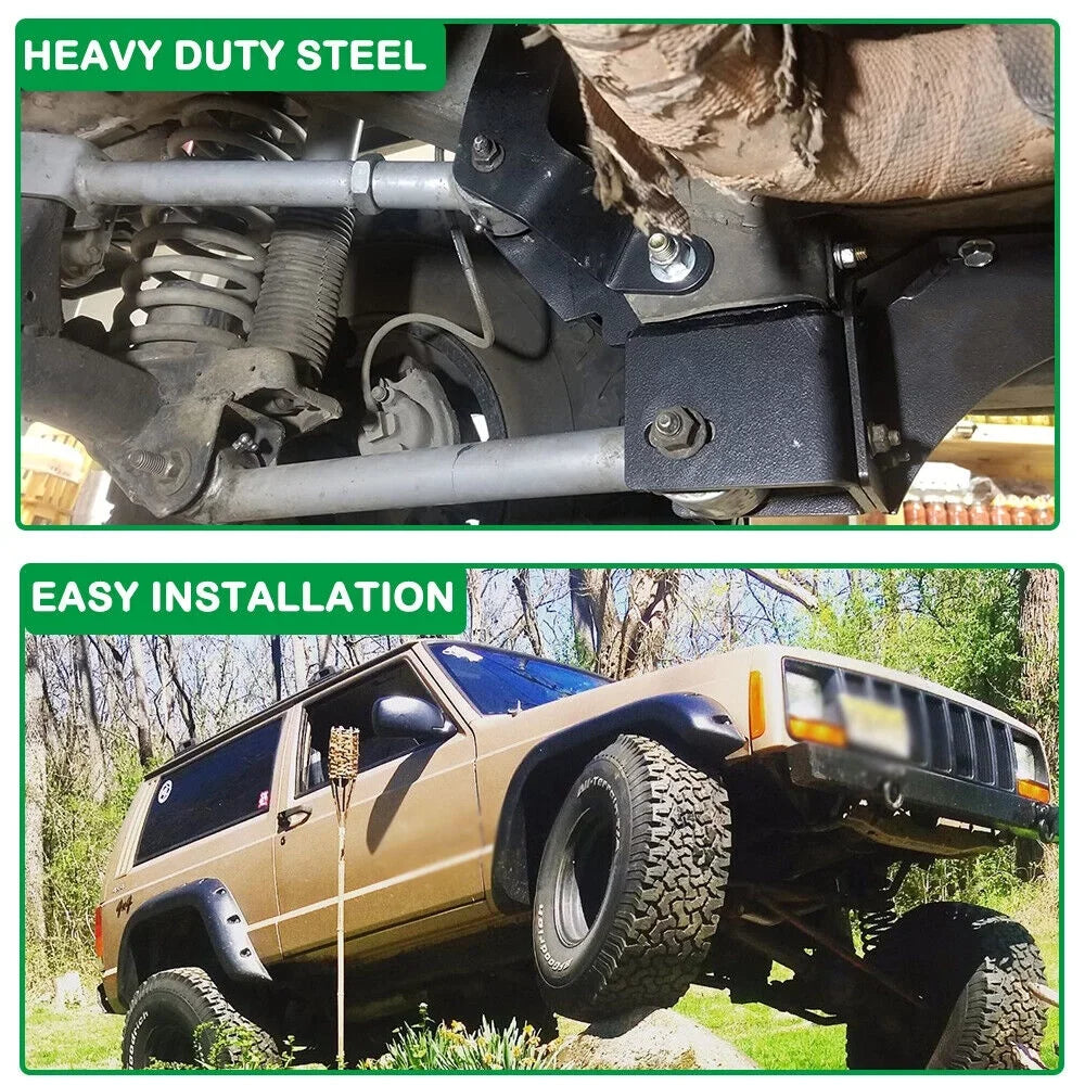 ELITEWILL 4.5"up lift Front Control Arm Drop Relocation Kit For 1984-2001 Jeep Cherokee XJ