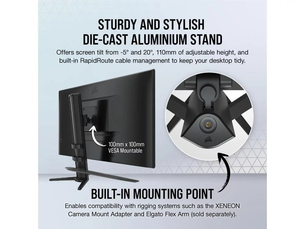 CORSAIR XENEON 32UHD144 32-Inch IPS UHD (3840 x 2160), FreeSync Premium, G-Sync, 144Hz Refresh Rate, DisplayHDR600 Gaming Monitor
