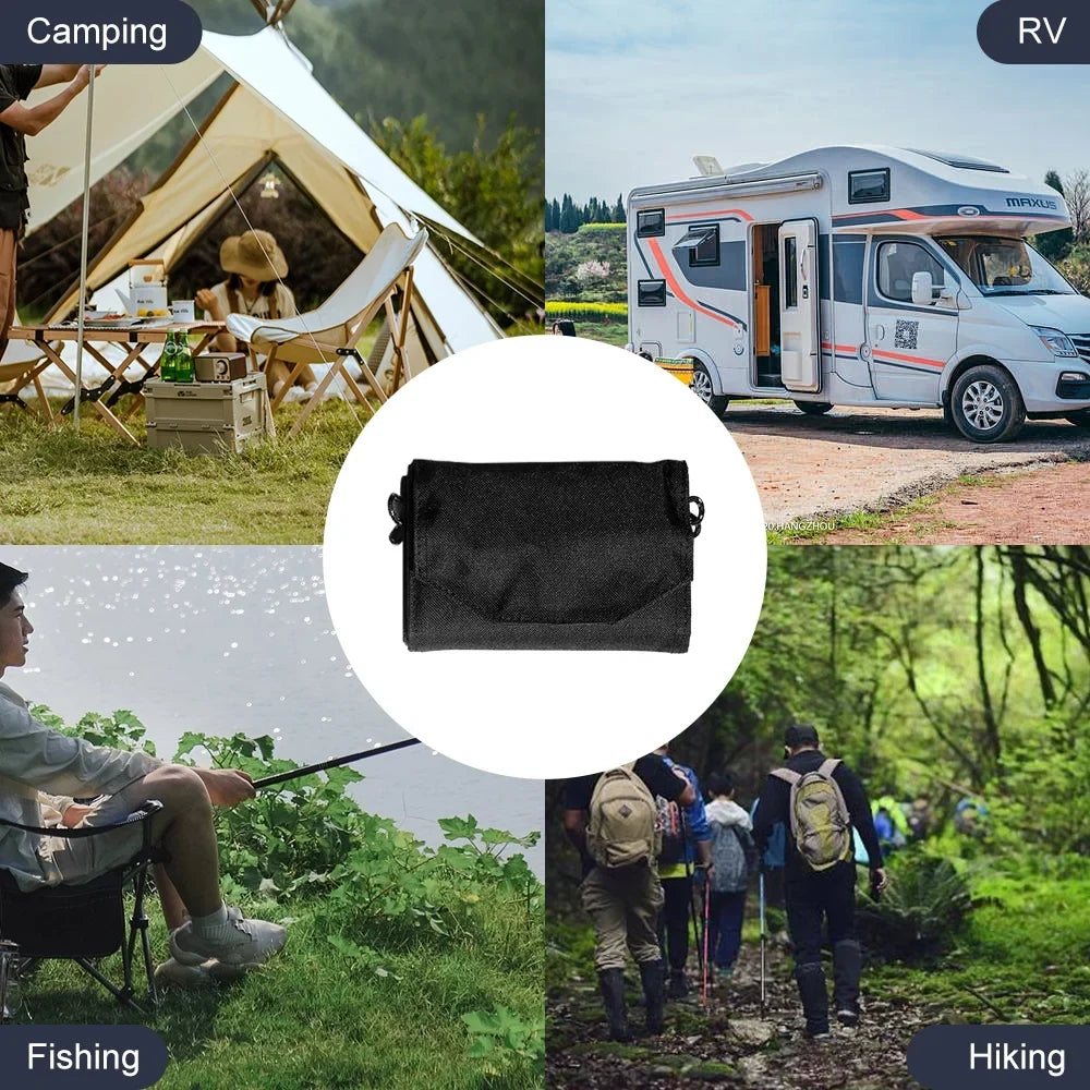 OWSOO 12W Foldable Solar Panel , Dual USB Recharger for Camping Travel