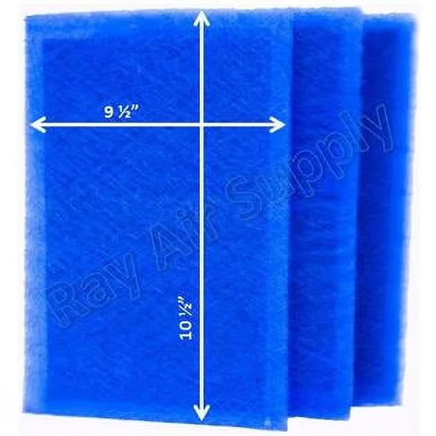 RayAir Supply 12x12 MicroPower Guard Air Cleaner Replacement Filter Pads (3 Pack)