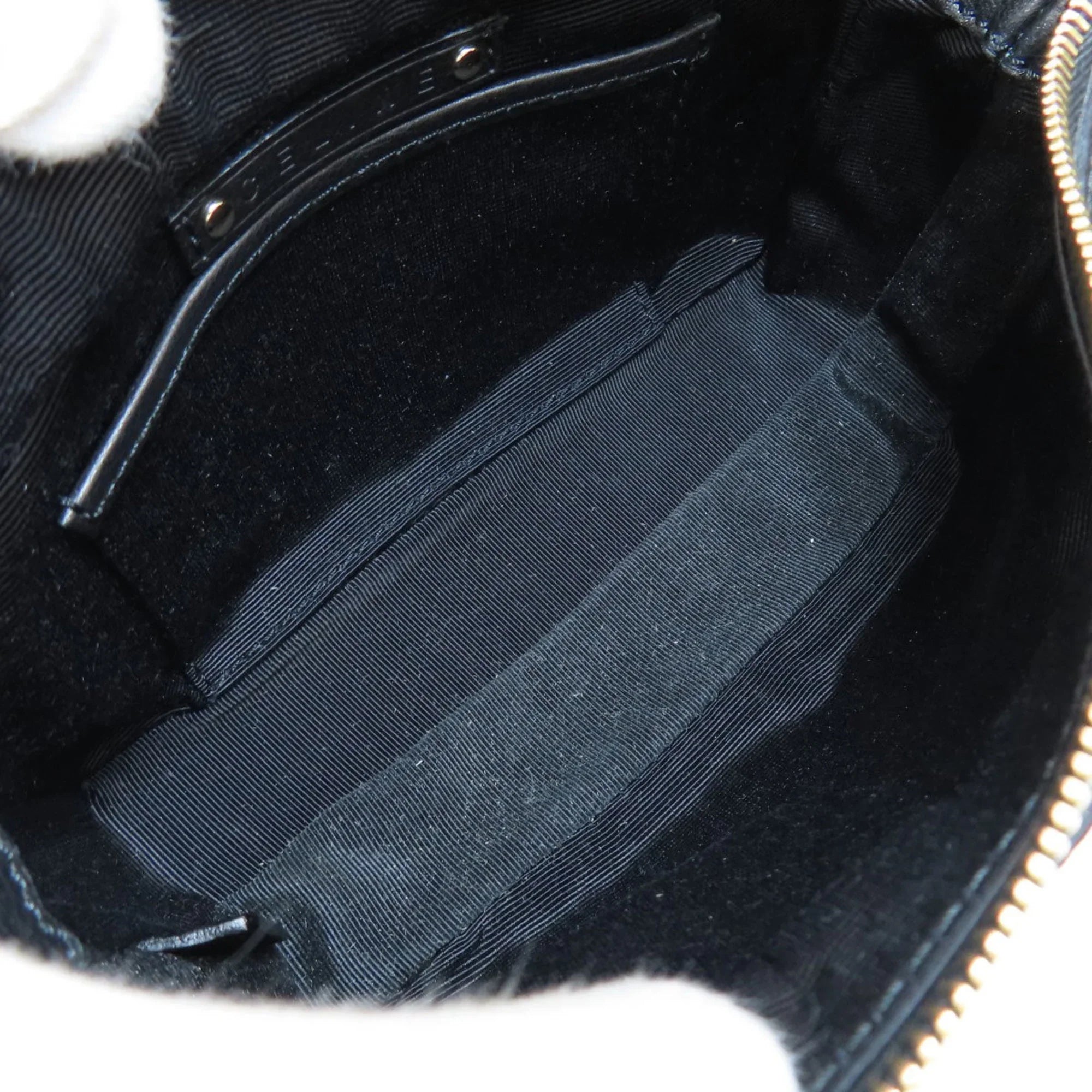 Pre-Owned Celine boogie bag handbag satin ladies CELINE (Good)
