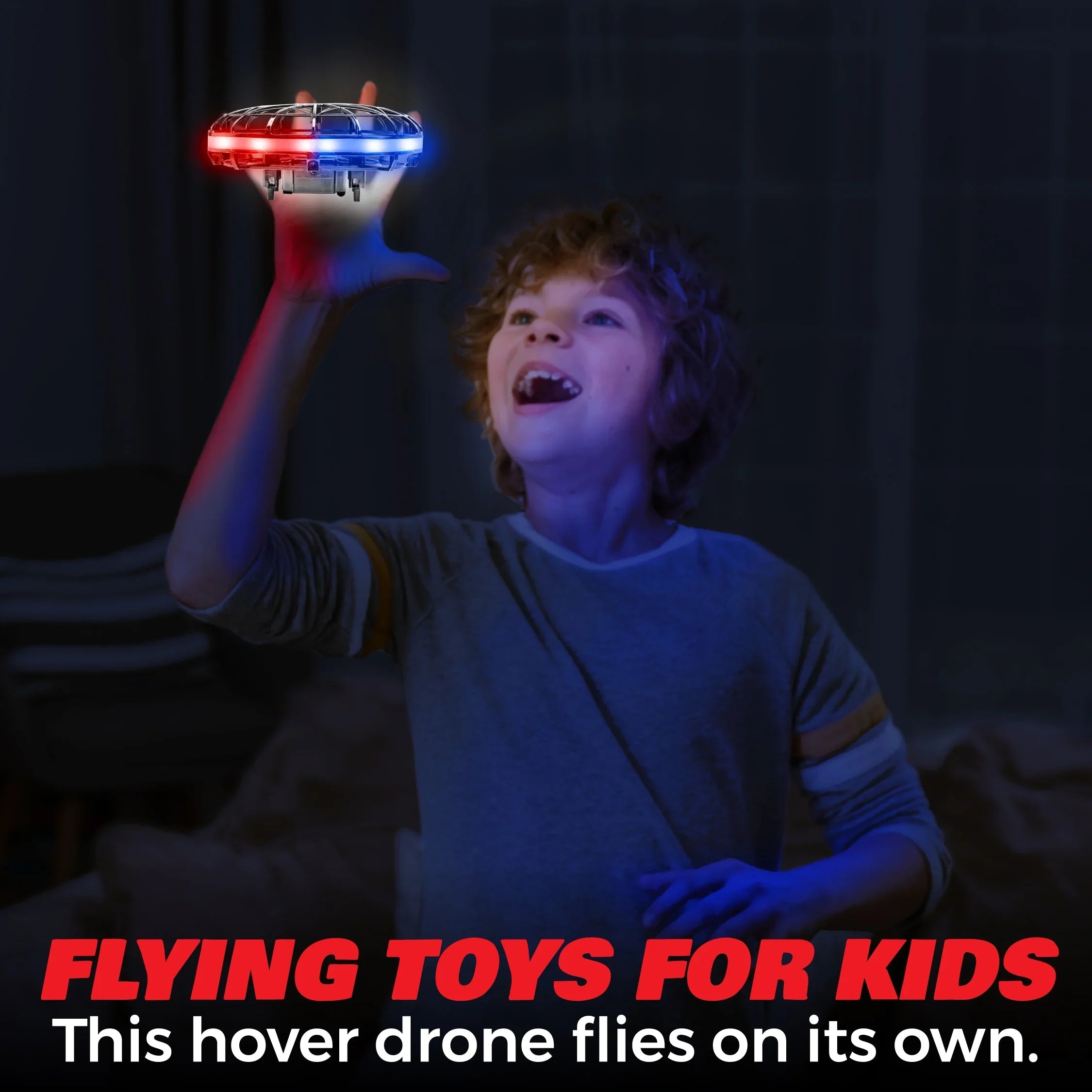 Force1 Scoot Mini UFO Drone | Kids Aerial Mini Drone Hand Controlled Indoor Flying Hover Ball with LED Lights Toy for Boys and Girls
