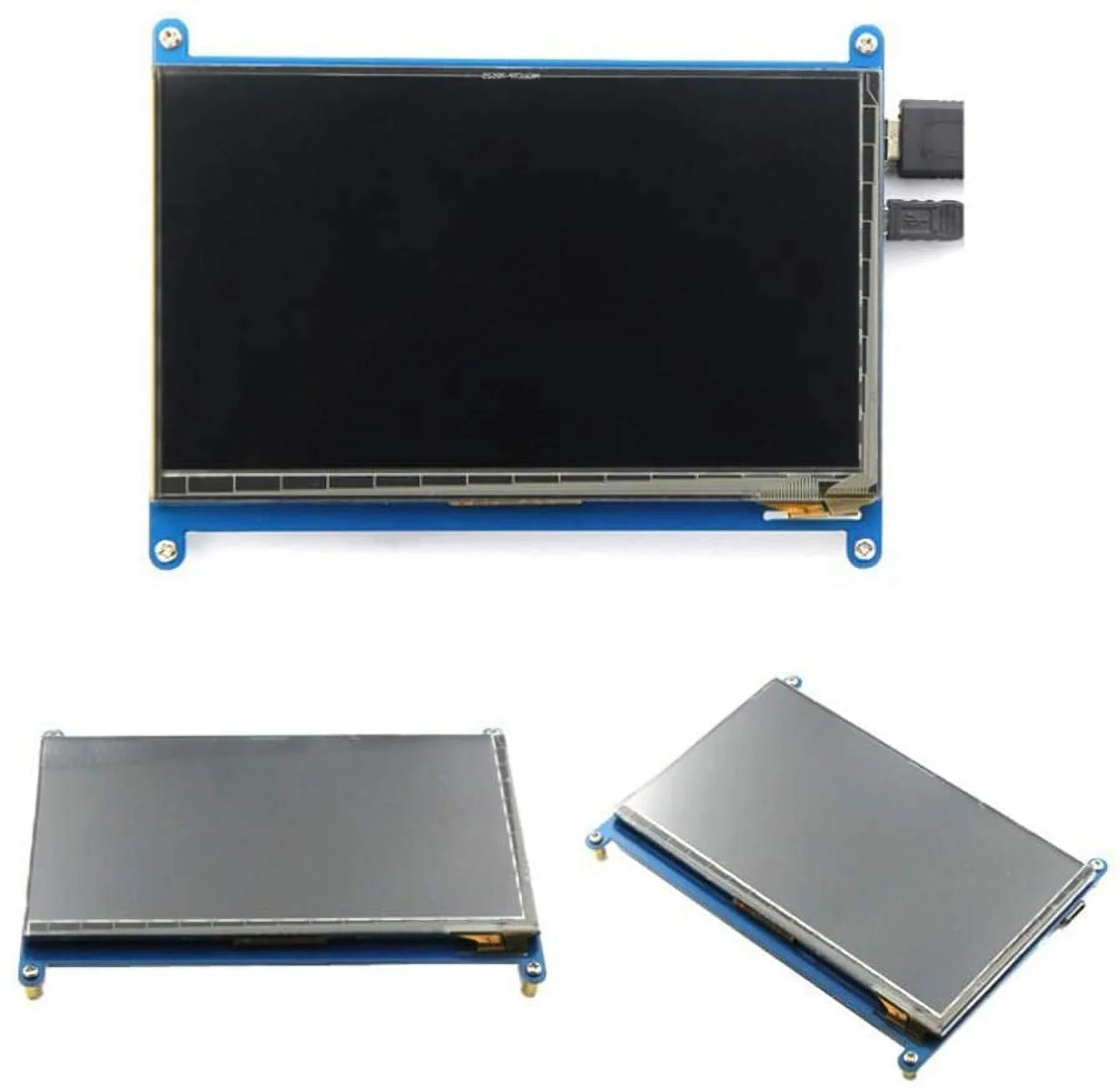 Treedix 7 inch Capacitive Touch Screen LCD Display Monitor HDMI Module 1024x600 Matching with Raspberry Pi 3B+/4B
