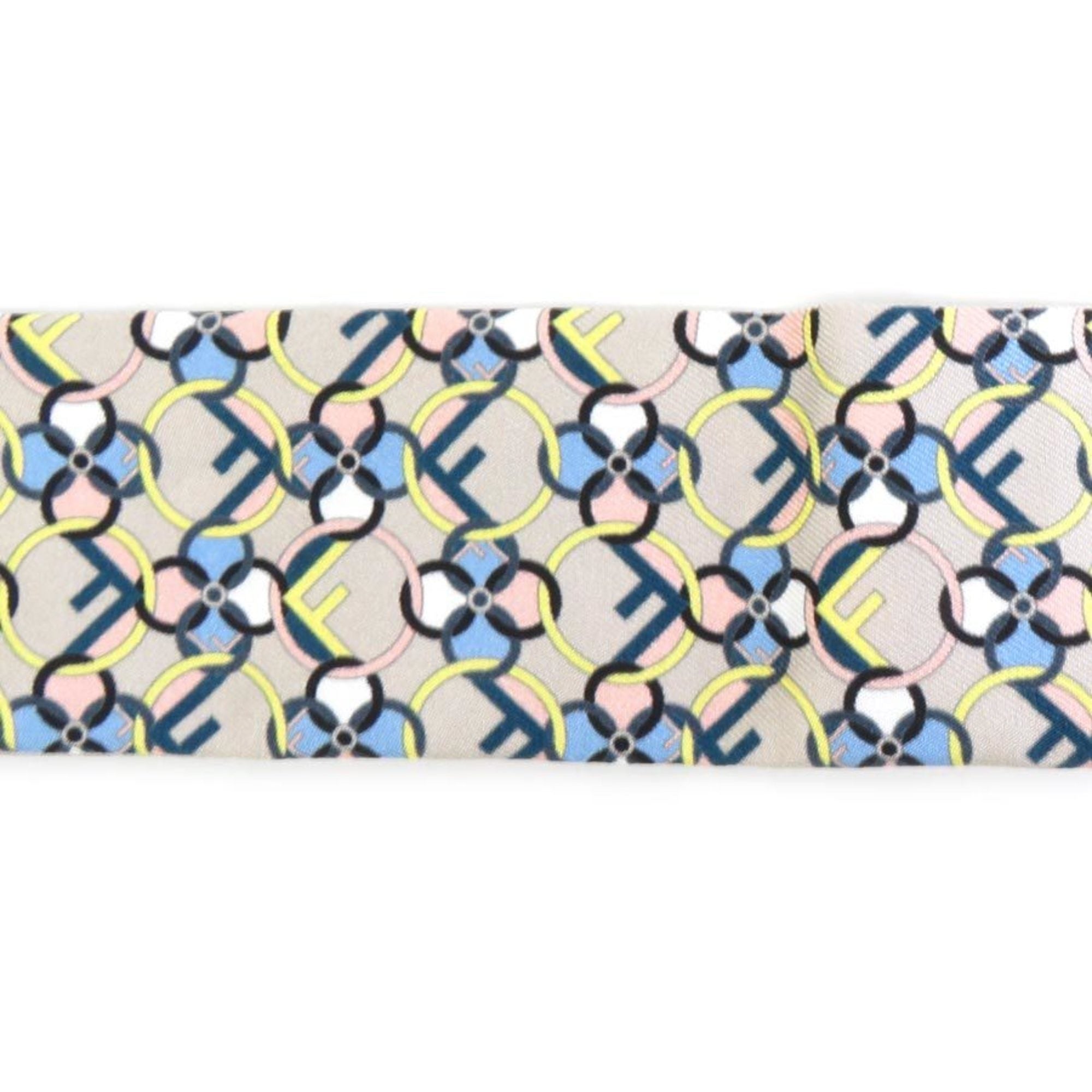 Pre-Owned FENDI Scarf Muffler Silk Multicolor Women's e58552f (Good)