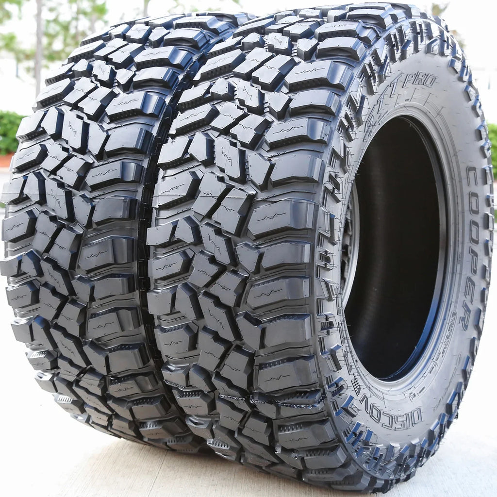 Pair of 2 (TWO) Cooper Shield STT Pro LT 35X12.50R20 121Q E (10 Ply) MT M/T Mud Tires